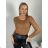 Body teplé dlhý rukáv dámske (S/M/L ONE SIZE) IMM24M1046/DUR hnědá S/M/L