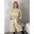 Vesta flaušová bez rukávov dámska (S/M/L ONE SIZE) TALIANSKA MÓDA IMPVN251112/DU S/M/L vínová