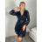 Šaty krajkové dlhý rukáv dámske (S/M/L ONE SIZE) TALIANSKA MÓDA IMWAD251111