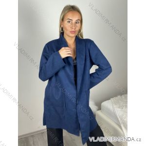 Cardigan s vreckami dlhý rukáv dámsky nadrozmer (40/42/44 ONE SIZE) TALIANSKA MÓDA IM4251148