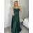 Šaty dlhé spoločenské na ramienka dámske (XS/S/M ONE SIZE) TALIANSKA MÓDA IMM25M40365