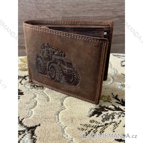 Peňaženka kožená pánska Kutti KUT259786/DR ONE SIZE hnedá