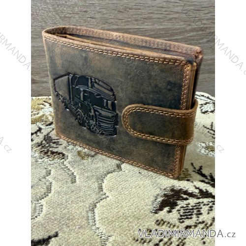 Peňaženka kožená pánska KUTTI KUT25895 ONE SIZE hnedá