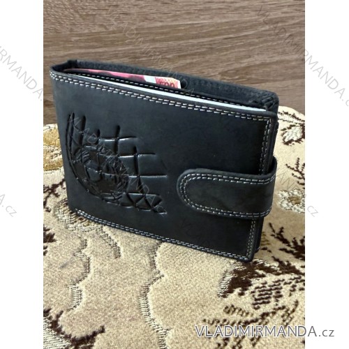 Peňaženka kožená pánska KUTTI KUT25895-2/DR ONE SIZE čierna