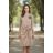 Šaty elegantný dlhý rukáv dámske nadrozmer (46/48/50 ONE SIZE) TALIANSKA MÓDA IMD25356