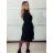 Kabát dlhý rukáv dámske (S/M/L ONE SIZE) TALIANSKA MÓDA IMPVN2525994/DU S/M/L tmavo hnedá