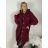 Kabát baránkový oversize na gombíky dlhý rukáv dámsky (M/L/XL ONE SIZE) INDICKÁ MÓDA IMWK251111
