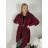 Kabát baránkový oversize na gombíky dlhý rukáv dámsky (M/L/XL ONE SIZE) INDICKÁ MÓDA IMWK251111