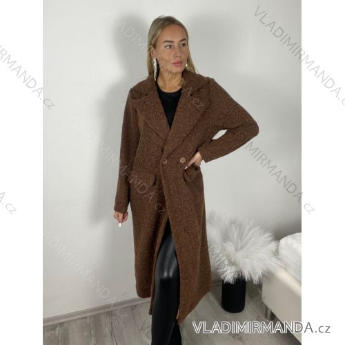 Kabát dlhý rukáv dámske (S/M/L ONE SIZE) TALIANSKA MÓDA IMPVN2525996