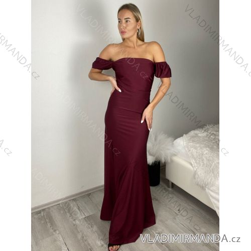 Šaty dlhé spoločenské carmen dámske (S/M ONE SIZE) TALIANSKA MÓDA IMPHD2576077