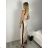 Šaty dlhé elegantné na ramienka dámske (S/M/L ONE SIZE) TALIANSKA MÓDA IMM24M55369