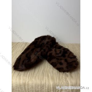 Rukavice palčiaky zimné s kožúškom dámske (ONE SIZE) BEST EMILIE LIS25ST-537/DUR