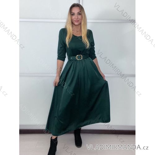 Šaty dlhý rukáv dámske (XS/S/M ONE SIZE) TALIANSKA MÓDA IMM25M12918A