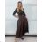 Šaty dlhý rukáv dámske (XS/S/M ONE SIZE) TALIANSKA MÓDA IMM25M12918A