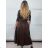 Šaty dlhý rukáv dámske (XS/S/M ONE SIZE) TALIANSKA MÓDA IMM25M12918A