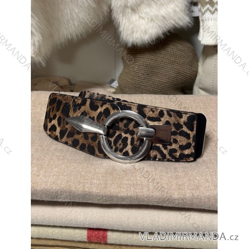 Opasok leopard dámsky (ONE SIZE) BEST EMILIE LIS25002/DUR ONE SIZE hnědá leopard