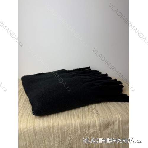 Šál zimný dámsky (ONE SIZE) QBEST EMILIE LIS25SH-8851/DUR ONE SIZE čierna