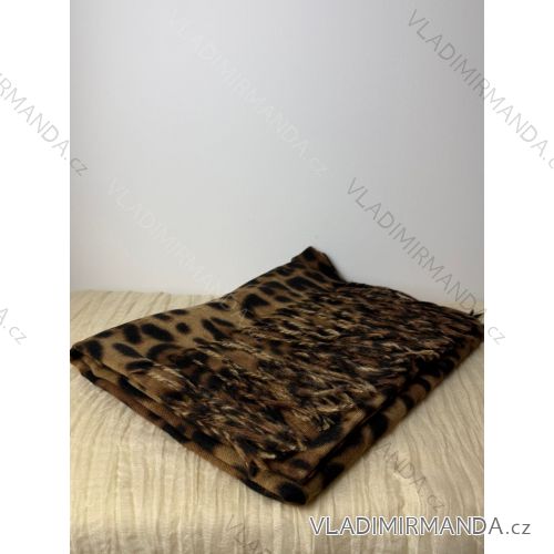 Šál jesenný zimný leopard dámsky (ONE SIZE) QNL FASHION LIS25NL22435-77