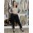 Nohavice elegantné s opaskom dámske (S/M/L ONE SIZE) TALIANSKA MÓDA IMWKK2511775