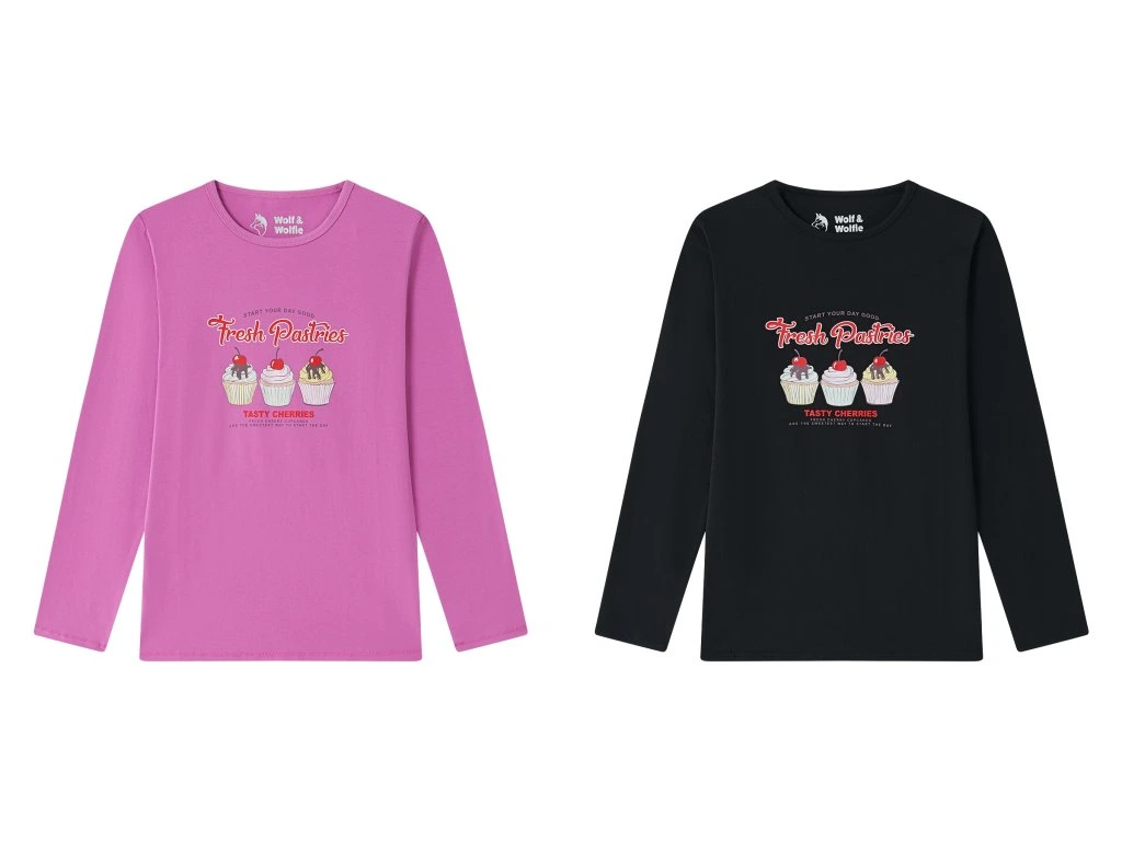 Tričko dlhý rukáv dorast dievčenské (134-164) WOLF S2543A/KUS