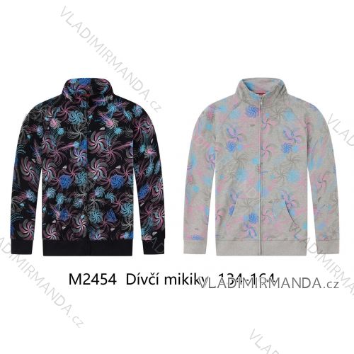 Mikina dlhý rukáv dorast dievčenské (134-164) WOLF M2454/KUS