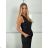 Vesta bez rukávov dámska (S/M/L ONE SIZE) TALIANSKA MÓDA IMPLP2410130085/DUR -   čierna
 -   S/M/L