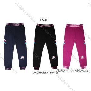 Tepláky slabé detské dievčenské (98-128) WOLF T2281/KUS