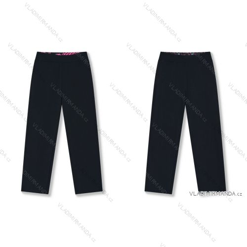 Legíny rovné s vreckami dámske nadrozmer (L-3XL) WOLF T2571B/KUS