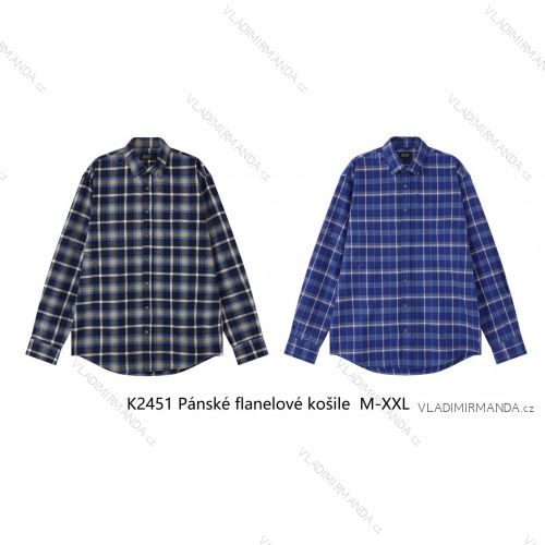 Košeľa flanelová dlhý rukáv pánska (M-2XL) WOLF K2451/KUS