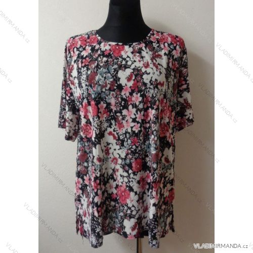 Tunika krátky rukáv kvetinová dámska (l-2xl) MADE IN CHINA 3522_CH