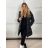 Kabát zimní s kapucí dámská LHD fashion (S-2XL) LHD-2M-231-4/DU M čierna