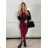 Bunda ekokoženková dlhý rukáv dámska (S/M ONE SIZE) TALIANSKA MÓDA IMD23709