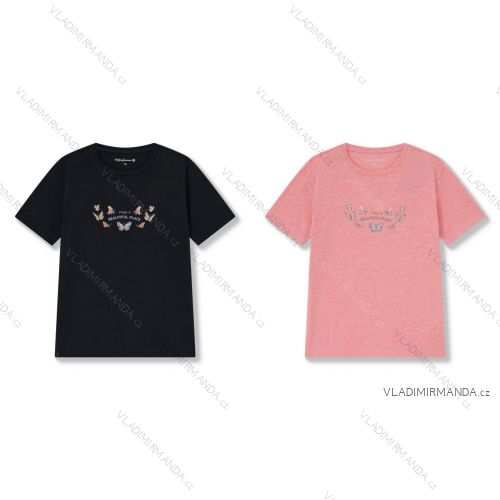 Tričko krátky rukáv dámske nadrozmer (M-3XL) WOLF D2522/KUS