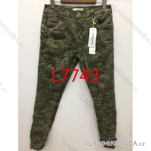 Rifle slabé dámske maskáčové (xs-xl) LEXXURY L7743