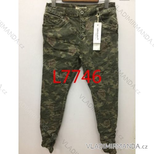 Rifle slabé dámske maskáčové (xs-xl) LEXXURY L7746
