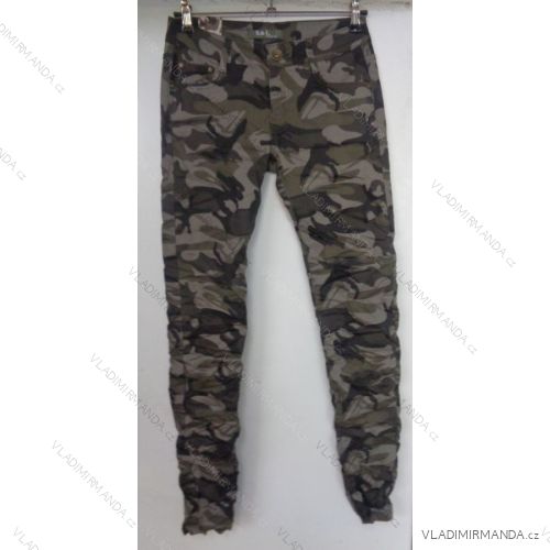 Rifle jeans dámske maskáč (34-44) SAL W823
