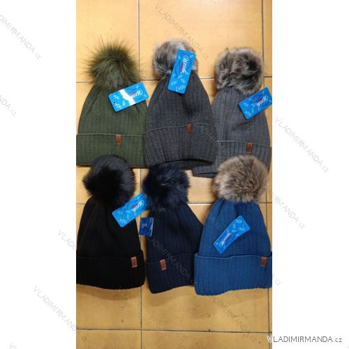 Čiapka zimná dievčenská detská až dorast (4-12 rokov) POĽSKÁ VÝROBA PV426002