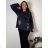 Tunika dlhý rukáv dámska nadrozmer KARIN (XL-4XL) POLSKÁ MóDA PMWG23KARIN