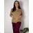 Sveter na knoflíky dlhý rukáv dámsky (L/XL/2XL ONE SIZE) TALIANSKÁ MÓDA IM723EVELINA/DU