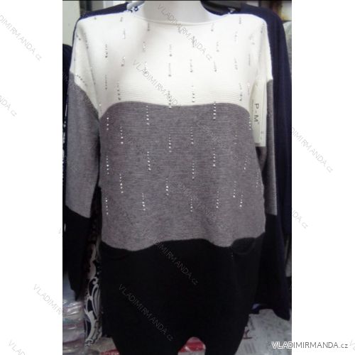 Sveter dlhý dámsky (l-2xl) PM PM117072