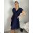 Šaty spoločenské krátky rukáv dámske (S/M/L ONE SIZE) TALIANSKA MODA IMSP255945