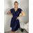 Šaty spoločenské krátky rukáv dámske (S/M/L ONE SIZE) TALIANSKA MODA IMSP255945