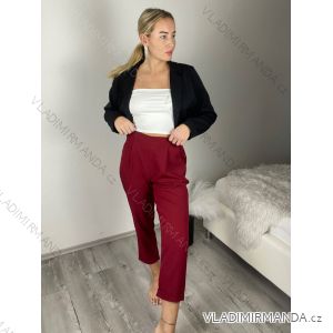 Nohavice dlhé dámske BETA (S/M/L ONE SIZE) TALIANSKA MÓDA IMPDY25MDUE23987/DR