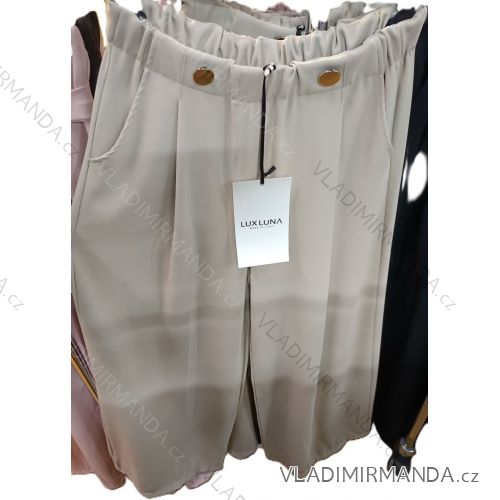 Nohavice dlhé elegantné dámske (S/M/L ONE SIZE) TALIANSKA MÓDA IMSM26004