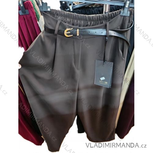 Nohavice dlhé elegantné dámske (S/M/L ONE SIZE) TALIANSKA MÓDA IMSM26006