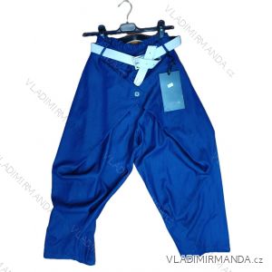 Nohavice elegantné s opaskom dámske (S/M/L ONE SIZE) TALIANSKA MÓDA IMSM26009