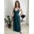 Šaty dlhé elegantné na ramienka dámske AMANDA  (S/M ONE SIZE) TALIANSKA MODA IM323022