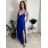 Šaty dlhé elegantné na ramienka dámske AMANDA  (S/M ONE SIZE) TALIANSKA MODA IM323022