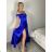 Šaty dlhé spoločenské carmen dámske (S/M/L ONE SIZE) TALIANSKA MÓDA IM3250007/DUR hnědá S/M/L