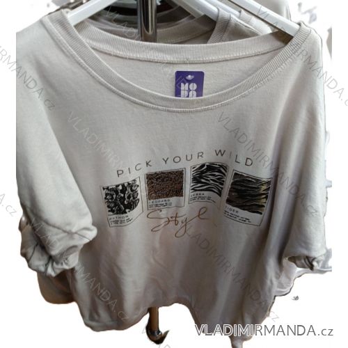 Tričko teplé dlhý rukáv dámske (S/M/L ONE SIZE) TALIANSKA MÓDA IMSM26026